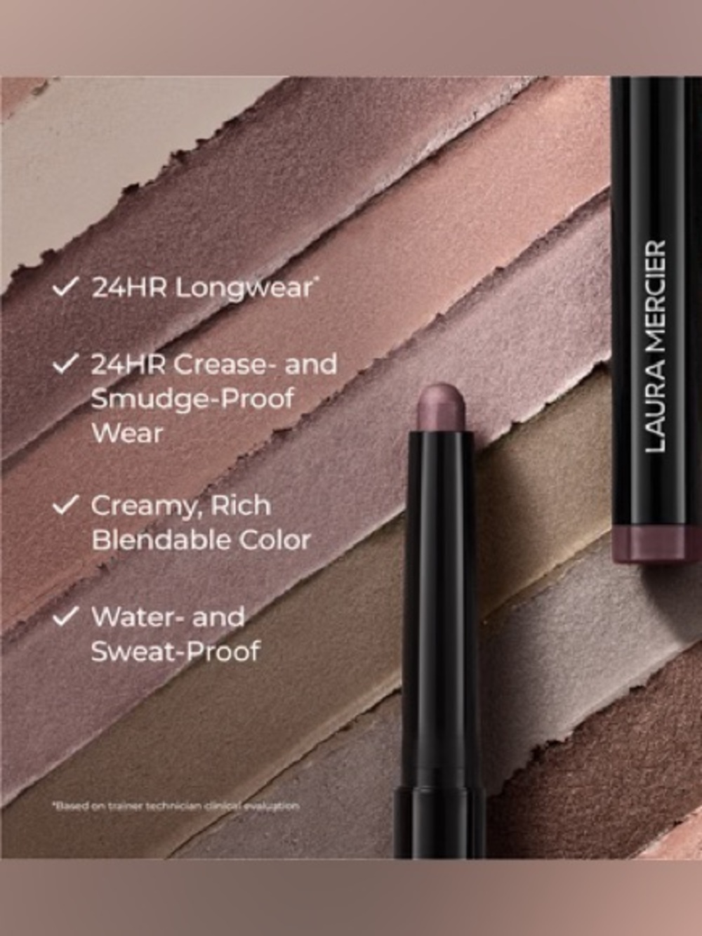Laura Mercier Caviar Eyeshadow Stick - Forbidden Rose (Rosy Copper metallic) NEW - Picture 11 of 15